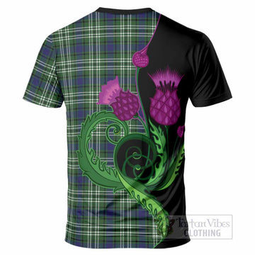 Learmonth Tartan T-Shirt Traditional Scottish Thistle