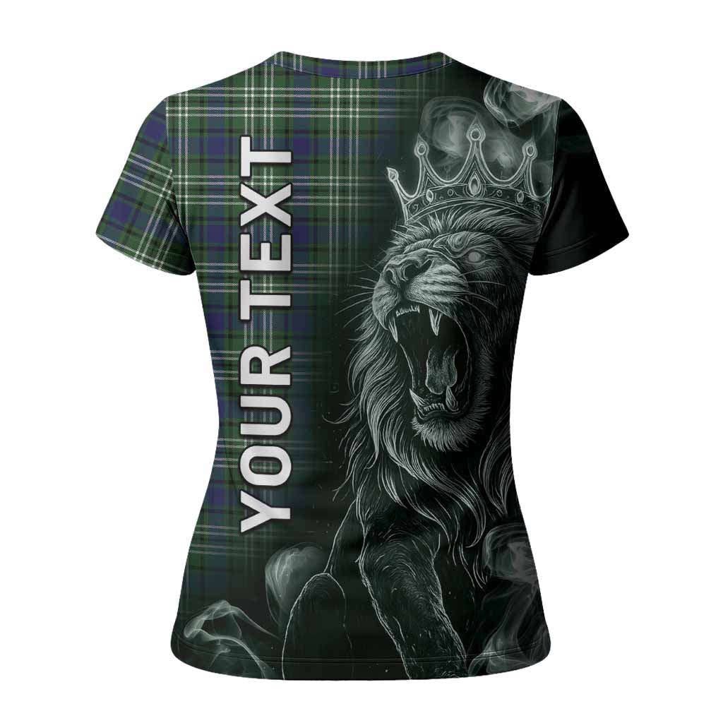 Learmonth Tartan Women T shirt Roaring Lion Heritage