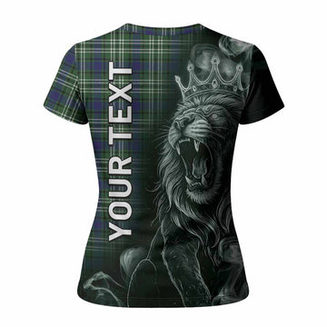 Learmonth Tartan Women T shirt Roaring Lion Heritage