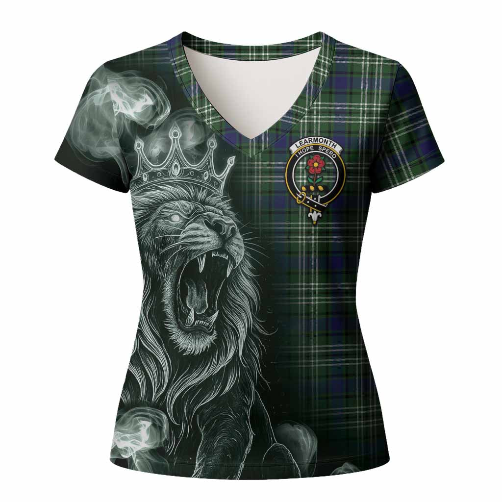 Learmonth Tartan Women T shirt Roaring Lion Heritage