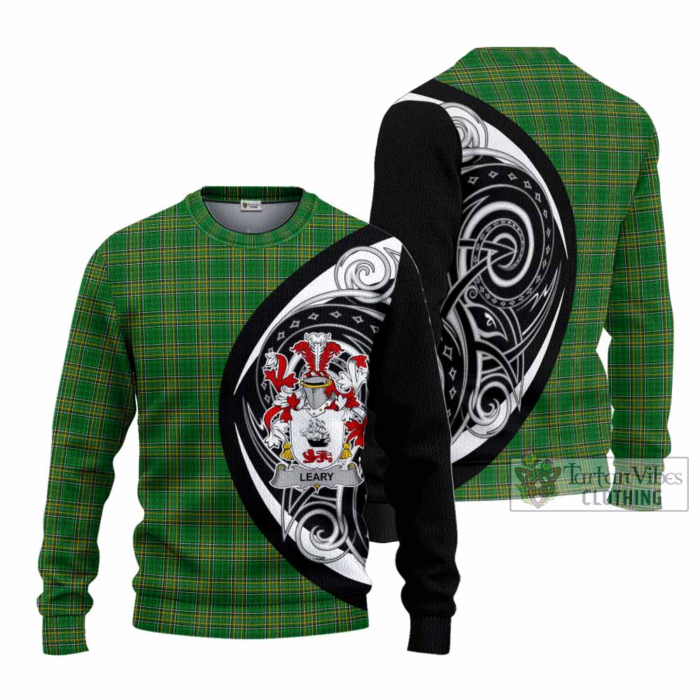 Tartan Vibes Clothing Leary Irish Clan Knitted Sweater Celtic Circle Style