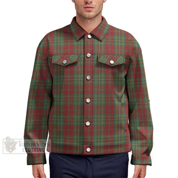 Leask Tartan Unisex Lapel Cotton Jacket