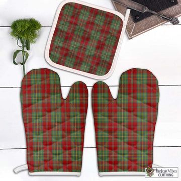 Leask Tartan Combo Oven Mitt & Pot-Holder Combo 1 Oven Mitt & 1 Pot-Holder White - Tartan Vibes Clothing