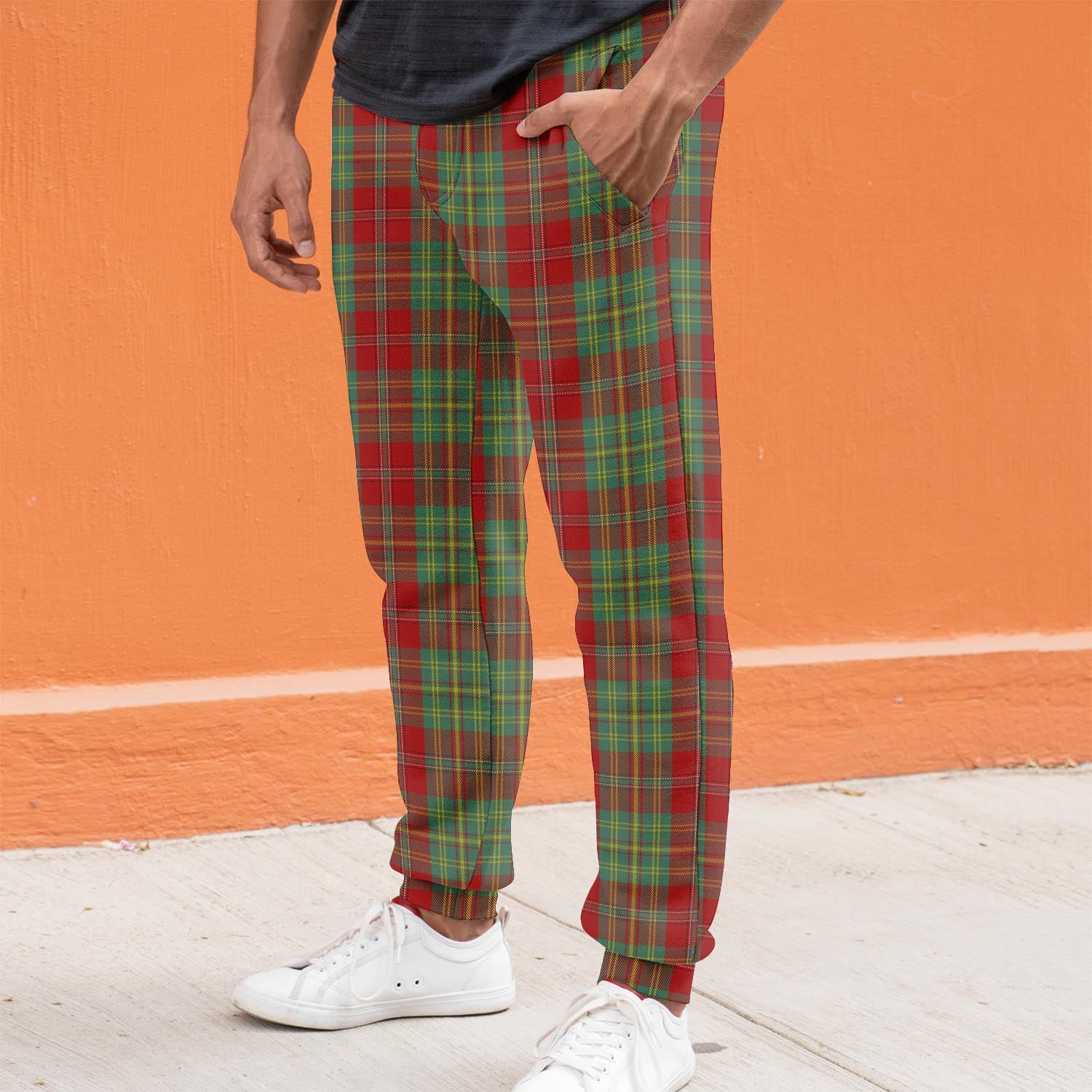 Leask Tartan Joggers Pants S - Tartan Vibes Clothing