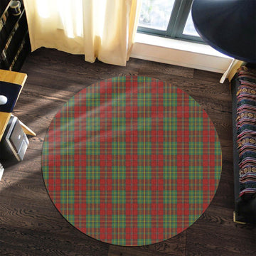 Leask Tartan Round Rug
