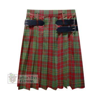 Leask Tartan Men's Pleated Skirt - Fashion Casual Retro Scottish Kilt Style