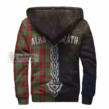 Leask Tartan Family Crest Sherpa Hoodie Alba Gu Brath Be Brave Lion Ancient Style