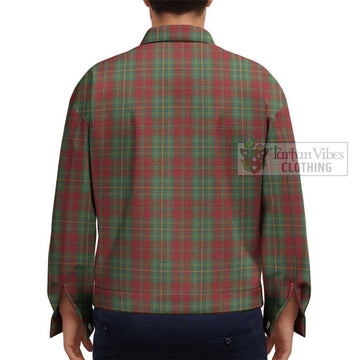 Leask Tartan Unisex Lapel Cotton Jacket