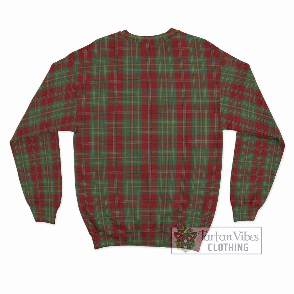 Leask Tartan Sweatshirt with Family Crest DNA In Me Style - Tartanvibesclothing Shop