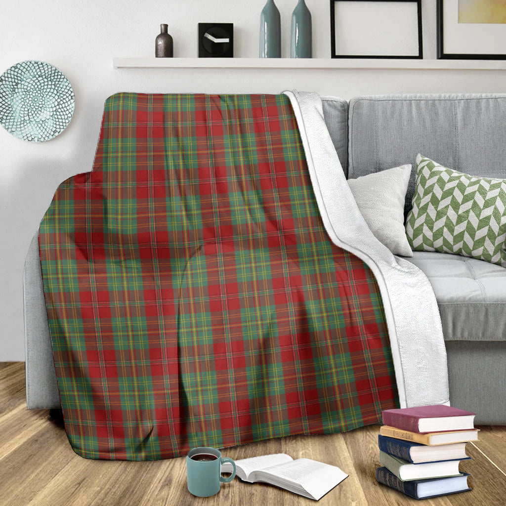 Leask Tartan Blanket - Tartan Vibes Clothing