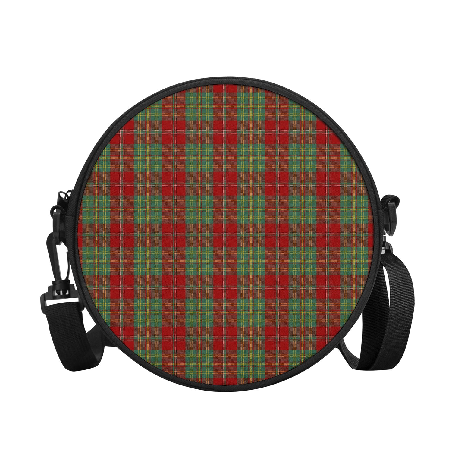 Leask Tartan Round Satchel Bags - Tartan Vibes Clothing