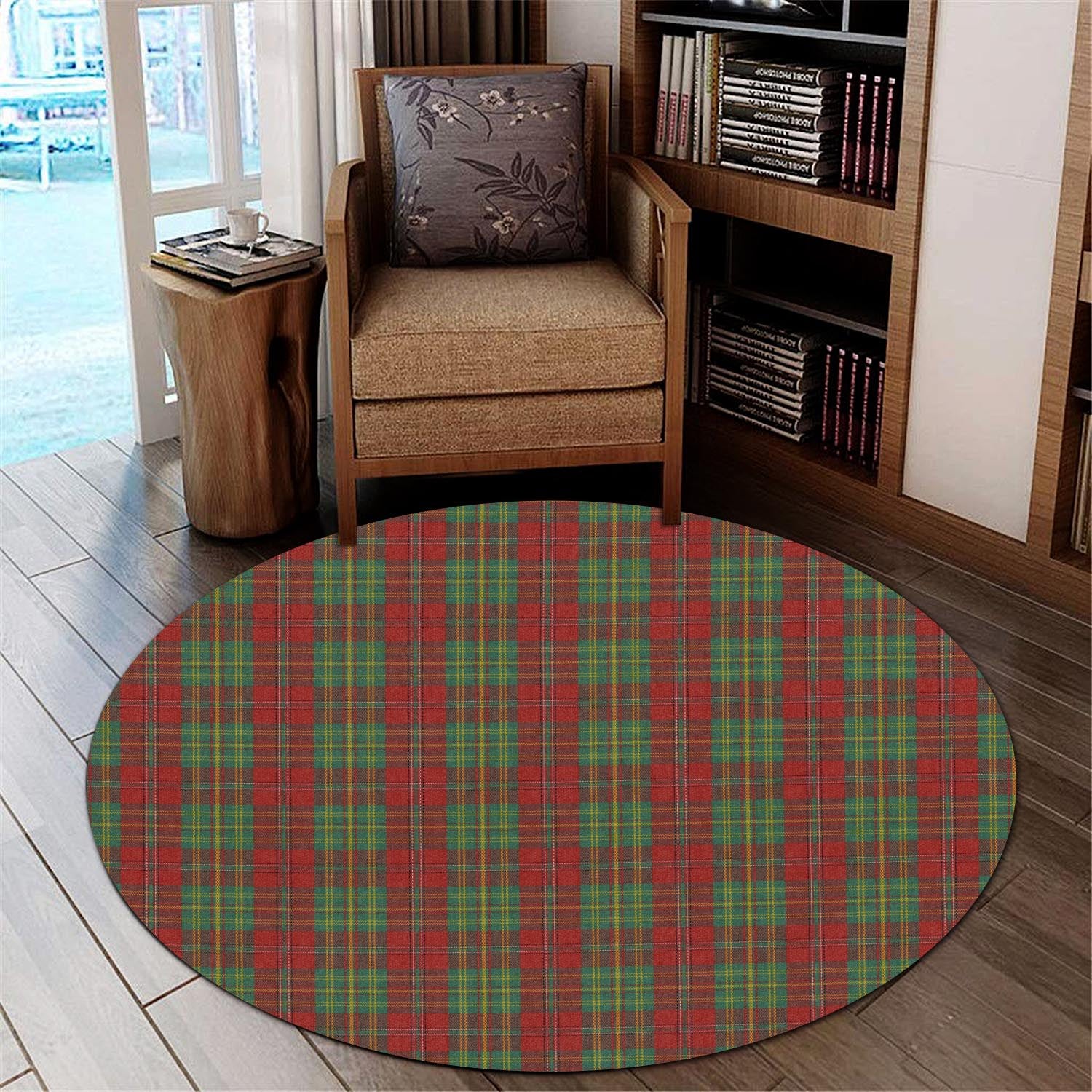 leask-tartan-round-rug