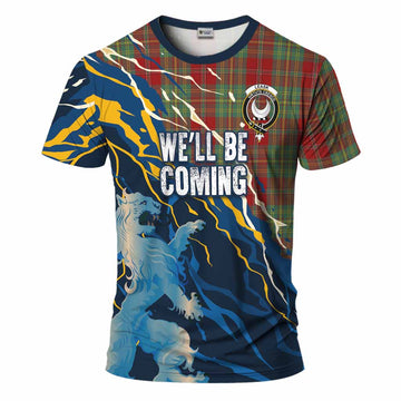 Leask Scotland Tartan T-Shirt WC2026 Football - We'll Be Coming