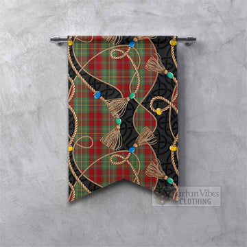 Leask Scottish Tartan Twisted Ropes Stylized Gonfalon