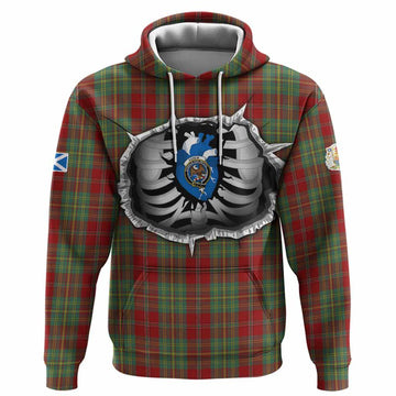Leask Tartan Crest Hoodie Scotland In My Veins