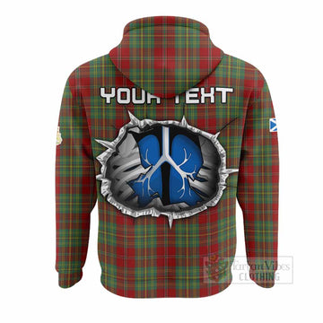 Leask Tartan Crest Hoodie Scotland In My Veins