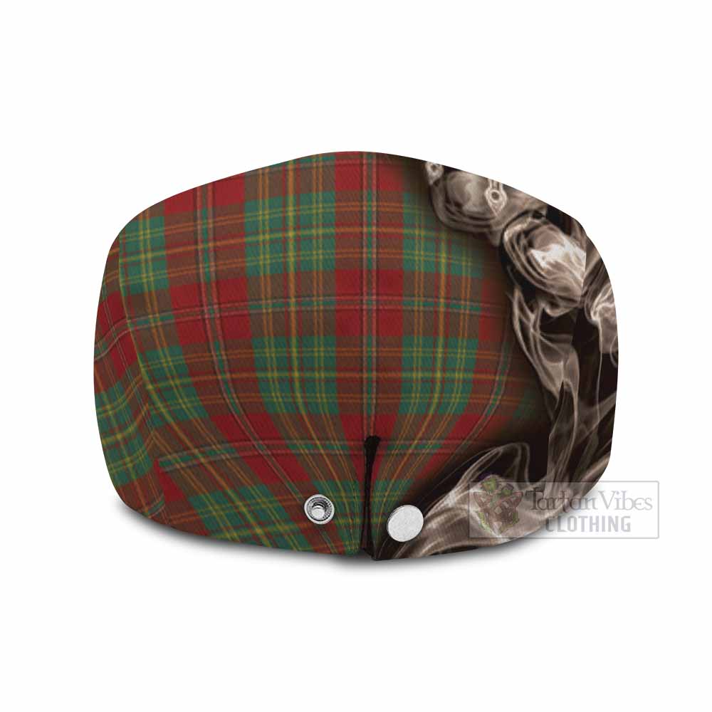 Leask Tartan Flat Cap, Jeff Cap Roaring Lion Heritage