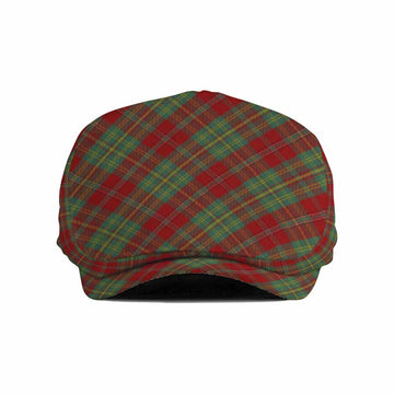 Leask Tartan Flat Cap, Jeff Cap Cross Style