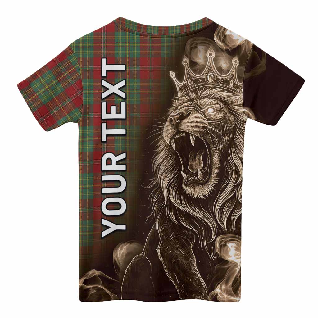 Leask Tartan Kid T-shirt Roaring Lion Heritage