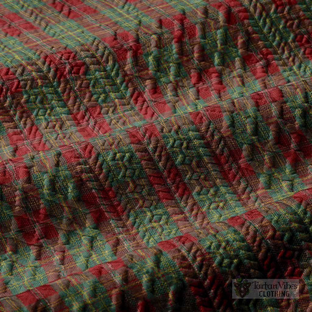 Leask Tartan Men’s Polo Sweater Top with Family Crest