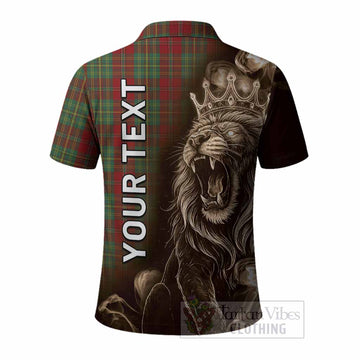 Leask Tartan Polo Shirt Roaring Lion Heritage