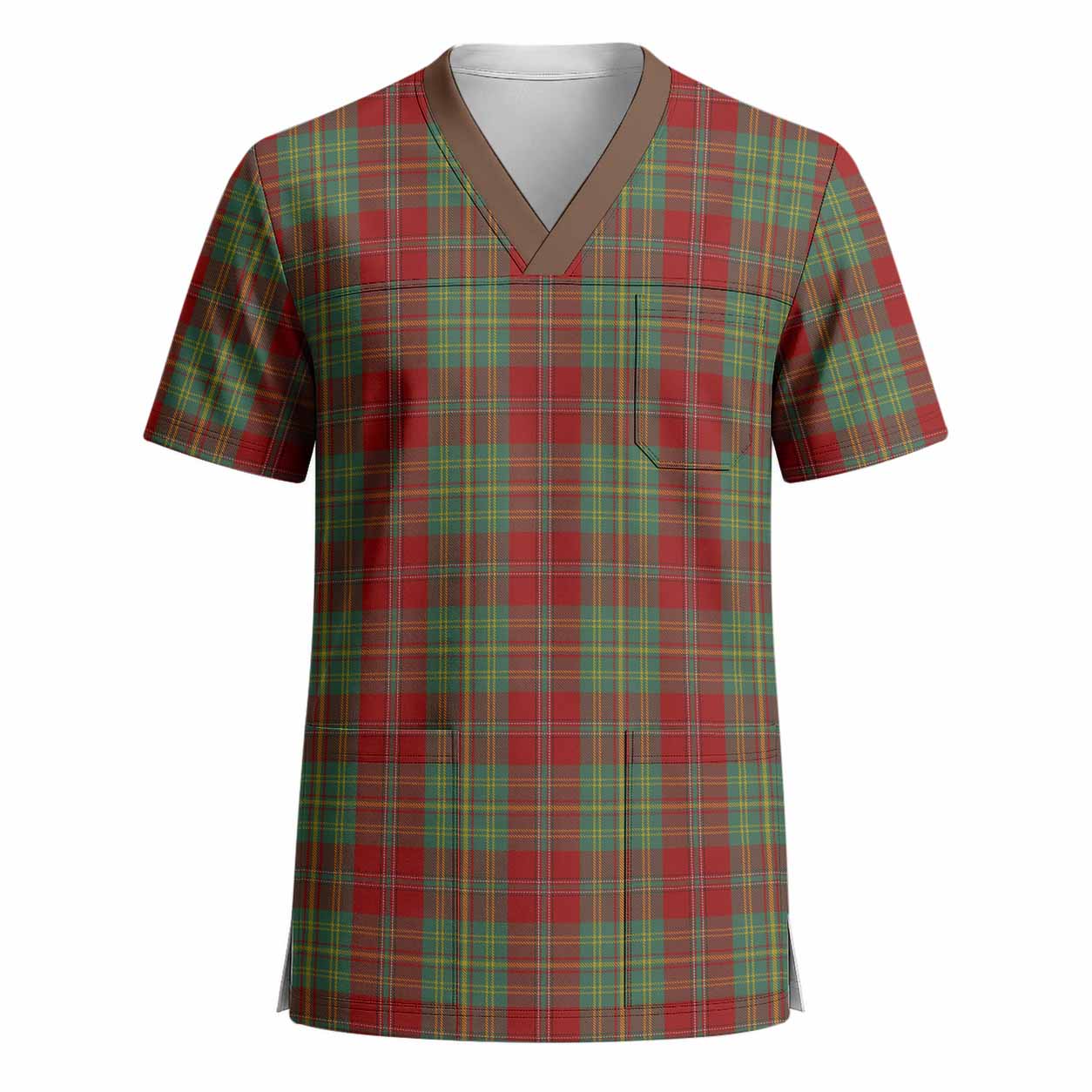 Leask Tartan Scrub Top - Tartan Vibes Clothing