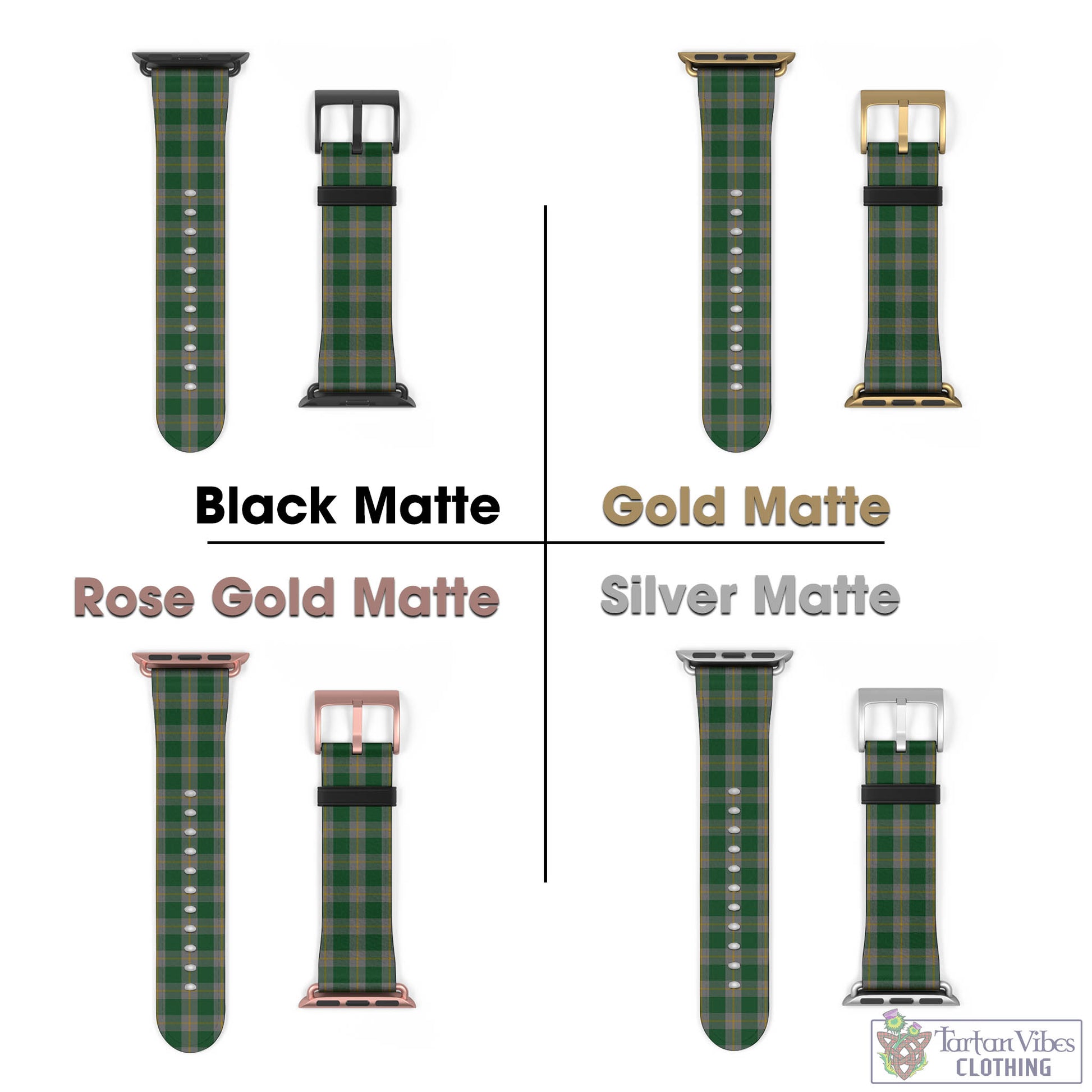 Ledford Tartan Watch Band 42 - 45 mm - Tartan Vibes Clothing