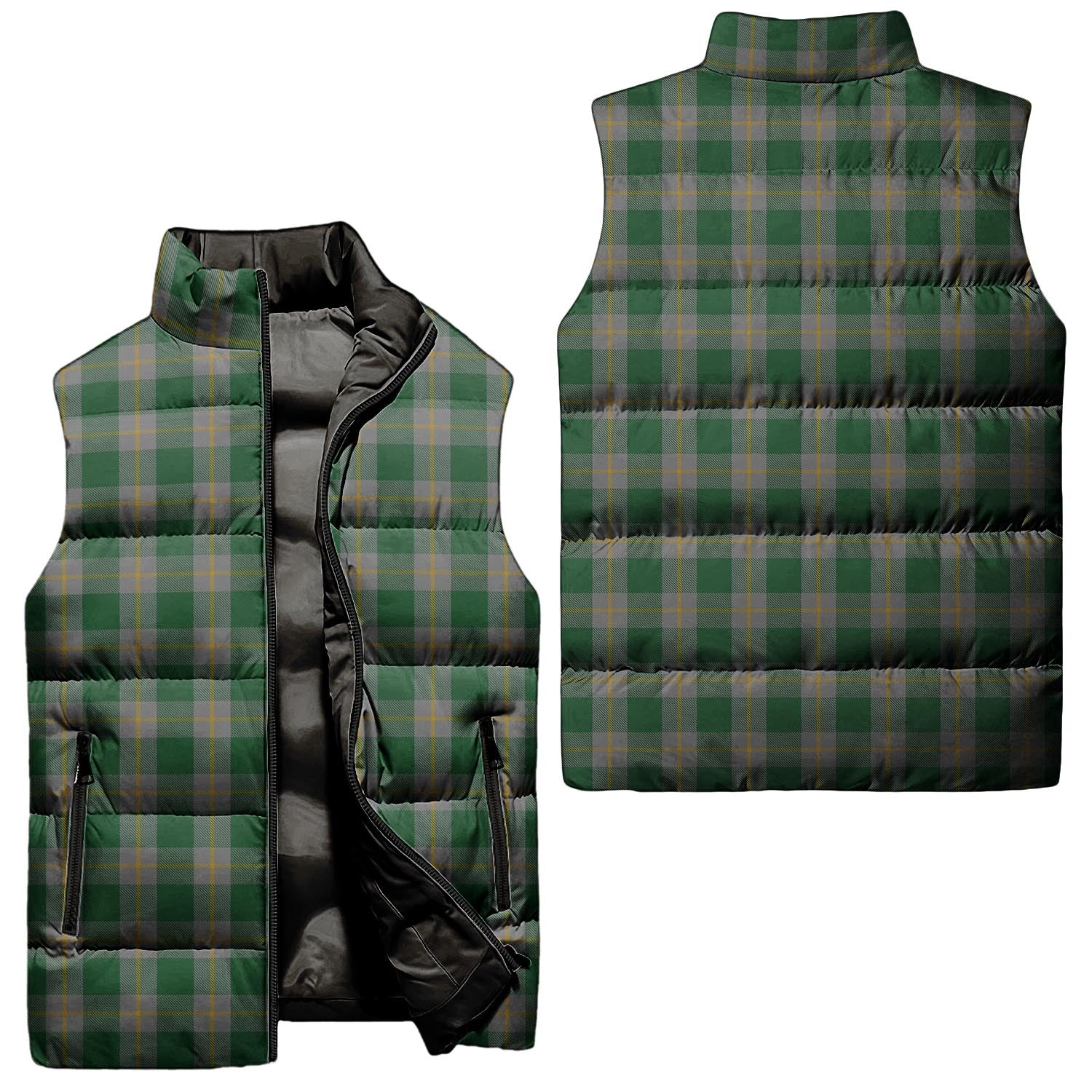 Ledford Tartan Sleeveless Puffer Jacket Unisex - Tartan Vibes Clothing