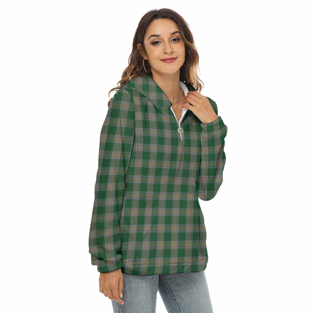 Ledford Tartan Women's Borg Fleece Hoodie with Half Zip Female - Tartan Vibes Clothing