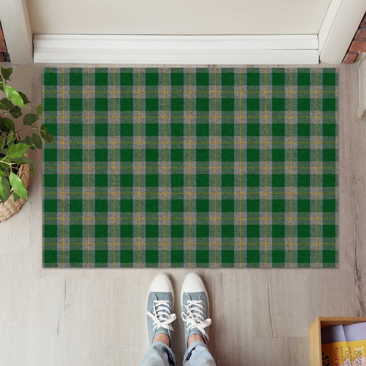 Ledford Tartan Rubber Doormat - Tartan Vibes Clothing