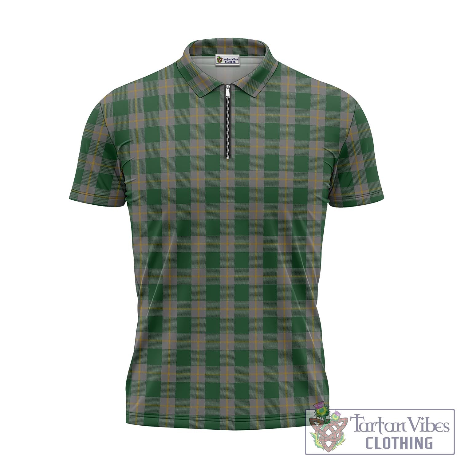 Ledford Tartan Zipper Polo Shirt - Tartan Vibes Clothing