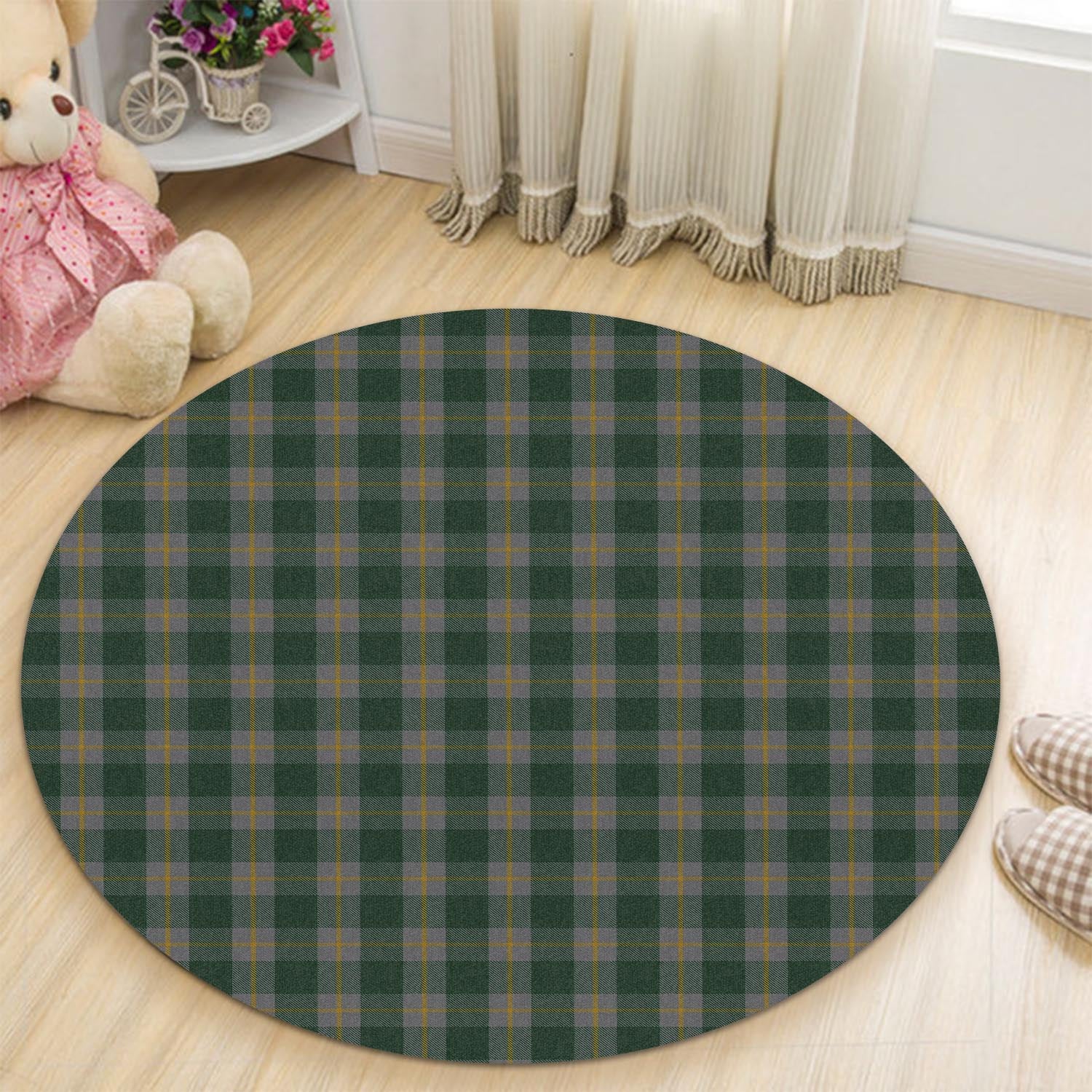 Ledford Tartan Round Rug - Tartan Vibes Clothing