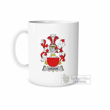 Leeson Irish Clan Coat of Arms Ceramic Mug