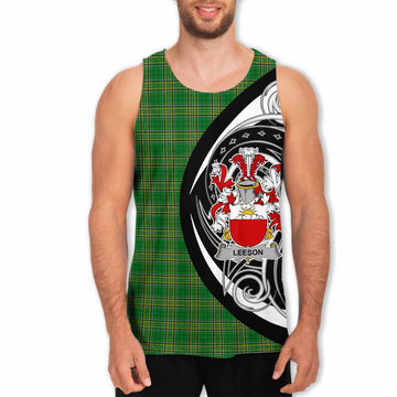 Leeson Irish Clan Men's Tank Top Celtic Circle Style