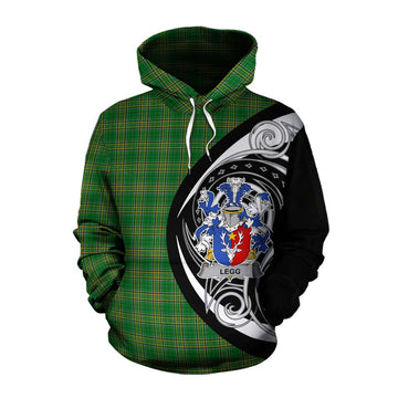 Tartan Vibes Clothing Legg Irish Clan Cotton Hoodie Celtic Circle Style