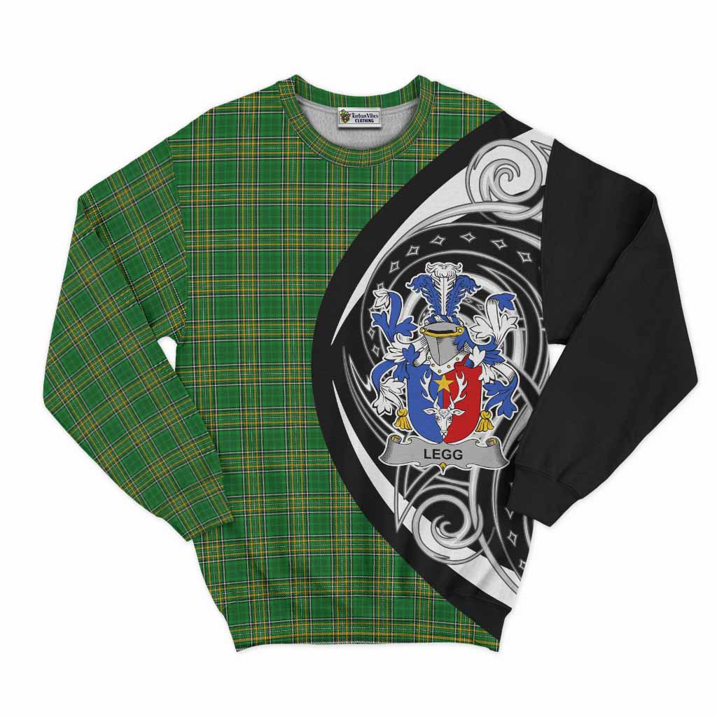 Legg Irish Clan Sweatshirt Celtic Circle Style Unisex - Tartan Vibes Clothing