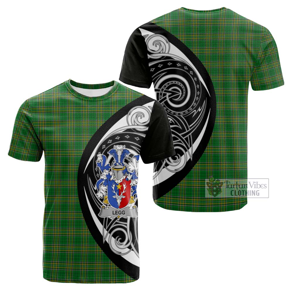 Legg Irish Clan Cotton T-shirt Celtic Circle Style - Tartan Vibes Clothing