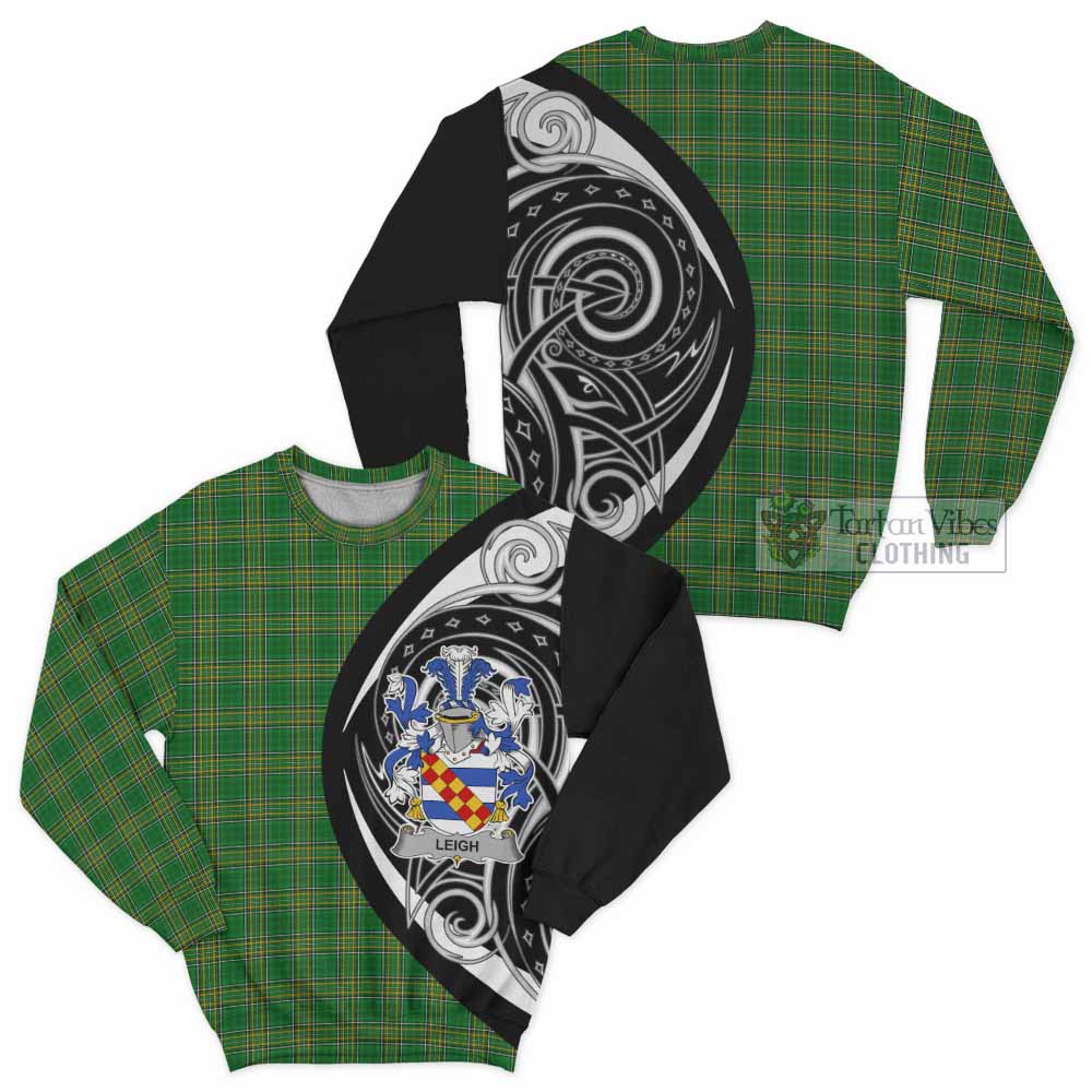 Tartan Vibes Clothing Leigh Irish Clan Sweatshirt Celtic Circle Style