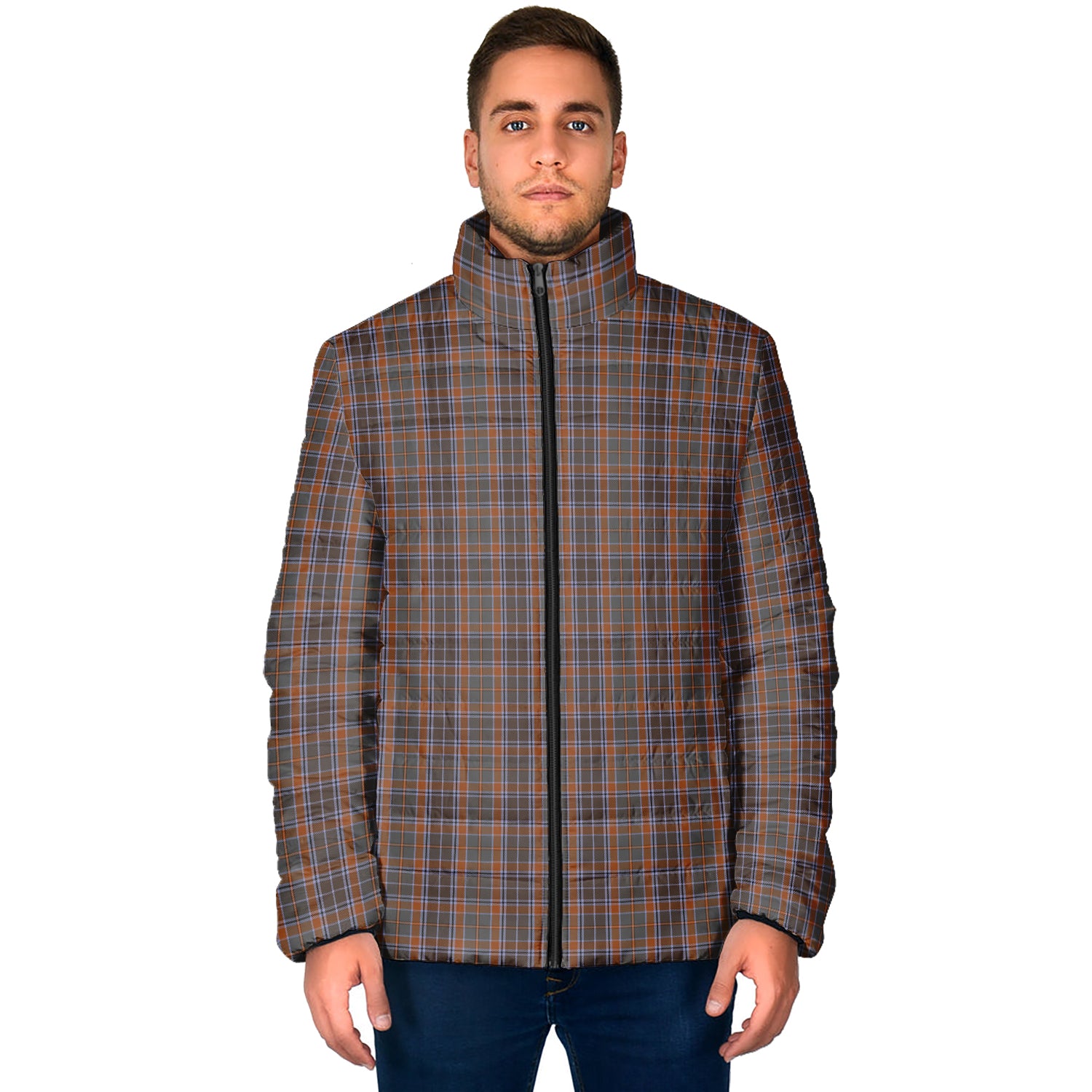 Leitrim County Ireland Tartan Padded Jacket - Tartan Vibes Clothing
