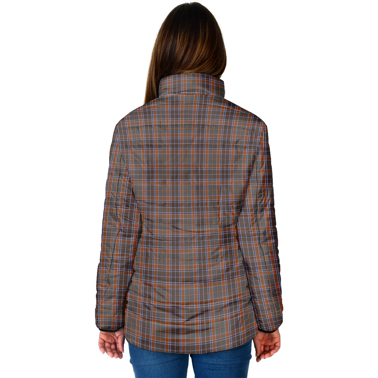 Leitrim County Ireland Tartan Padded Jacket - Tartan Vibes Clothing