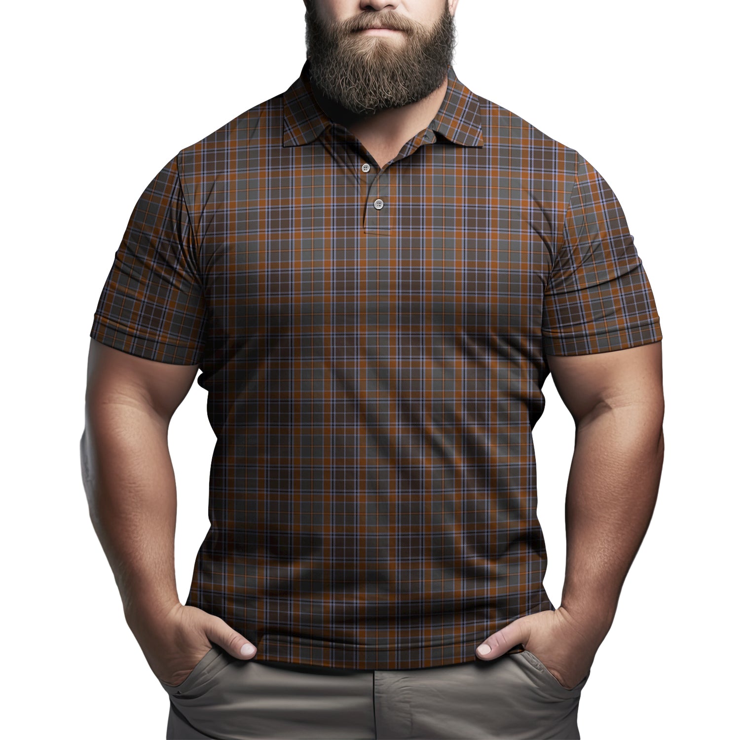 Leitrim County Ireland Tartan Mens Polo Shirt Kid - Tartan Vibes Clothing