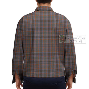 Leitrim County Ireland Tartan Unisex Lapel Cotton Jacket