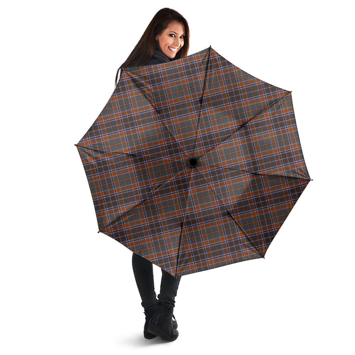 Leitrim County Ireland Tartan Umbrella - Tartanvibesclothing