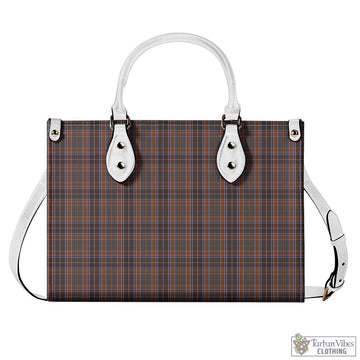 Leitrim County Ireland Tartan Luxury Leather Handbags