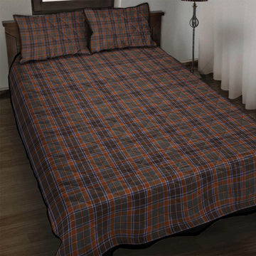 Leitrim County Ireland Tartan Quilt Bed Set