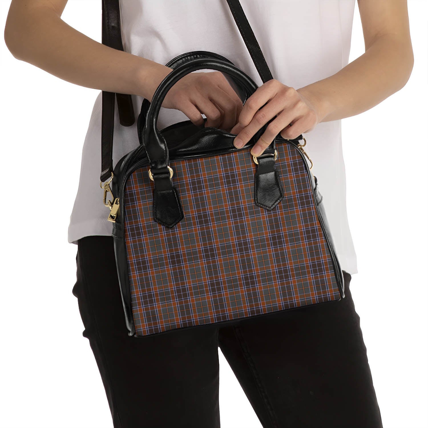 Leitrim County Ireland Tartan Shoulder Handbags - Tartanvibesclothing