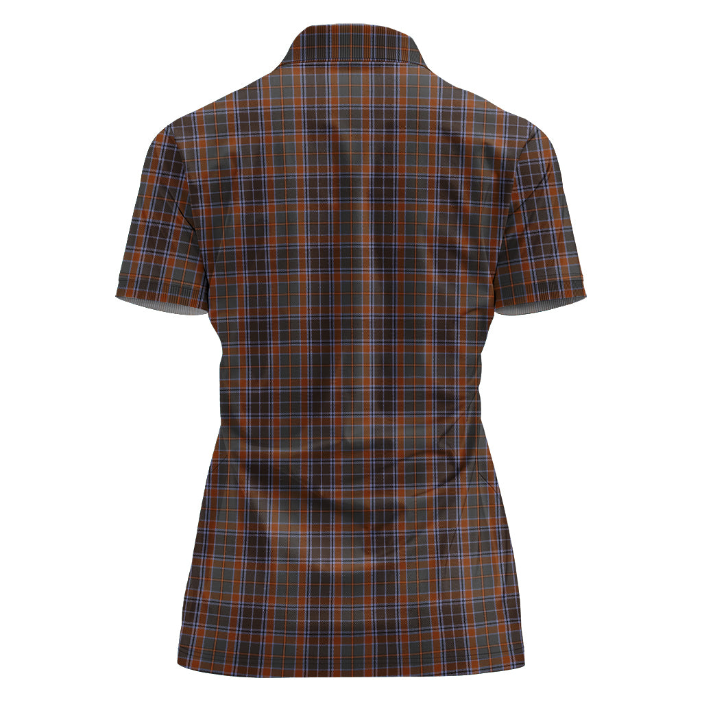 leitrim-county-ireland-tartan-polo-shirt-for-women