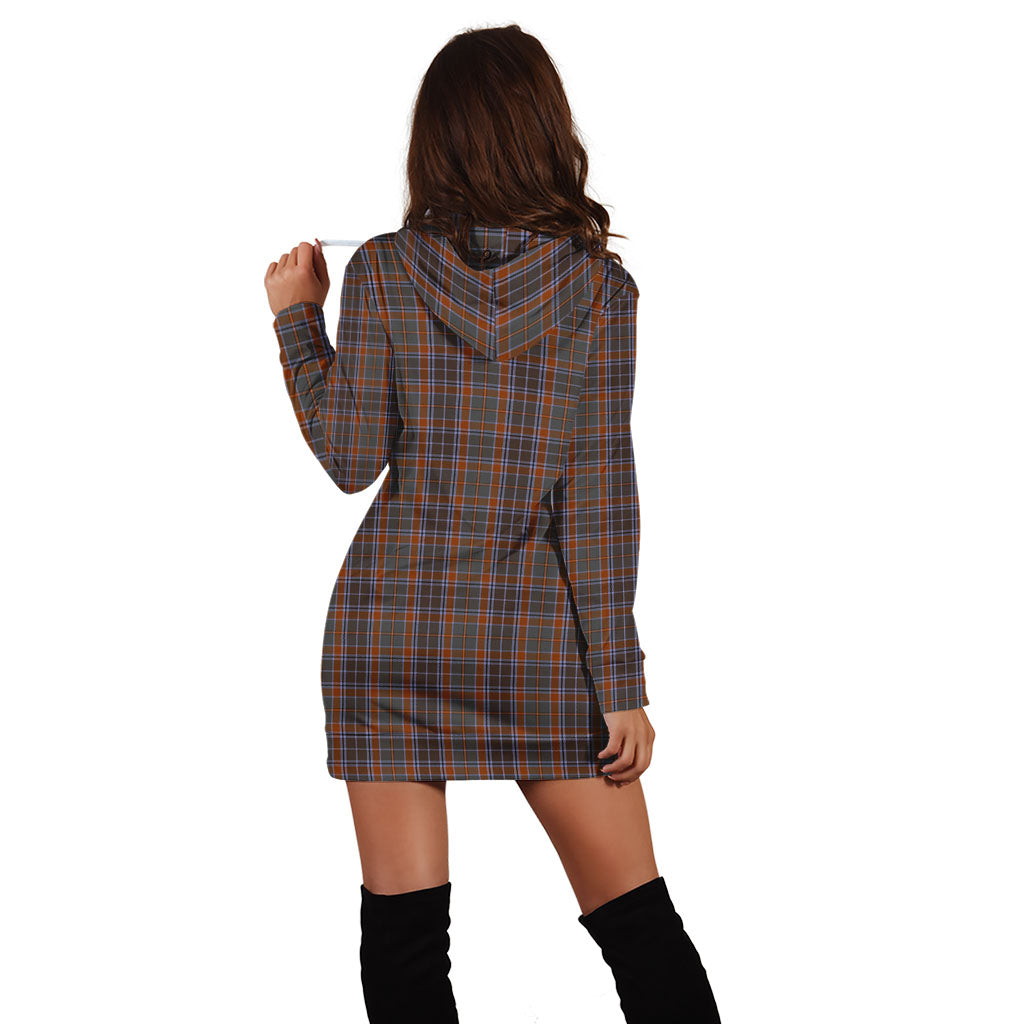 Leitrim County Ireland Tartan Hoodie Dress - Tartan Vibes Clothing
