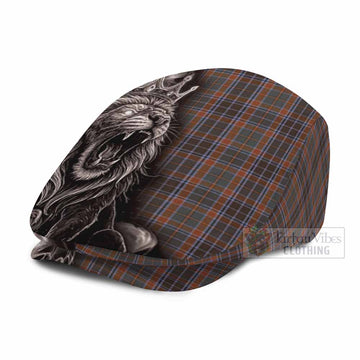 Leitrim County Ireland Tartan Flat Cap, Jeff Cap Roaring Lion Heritage