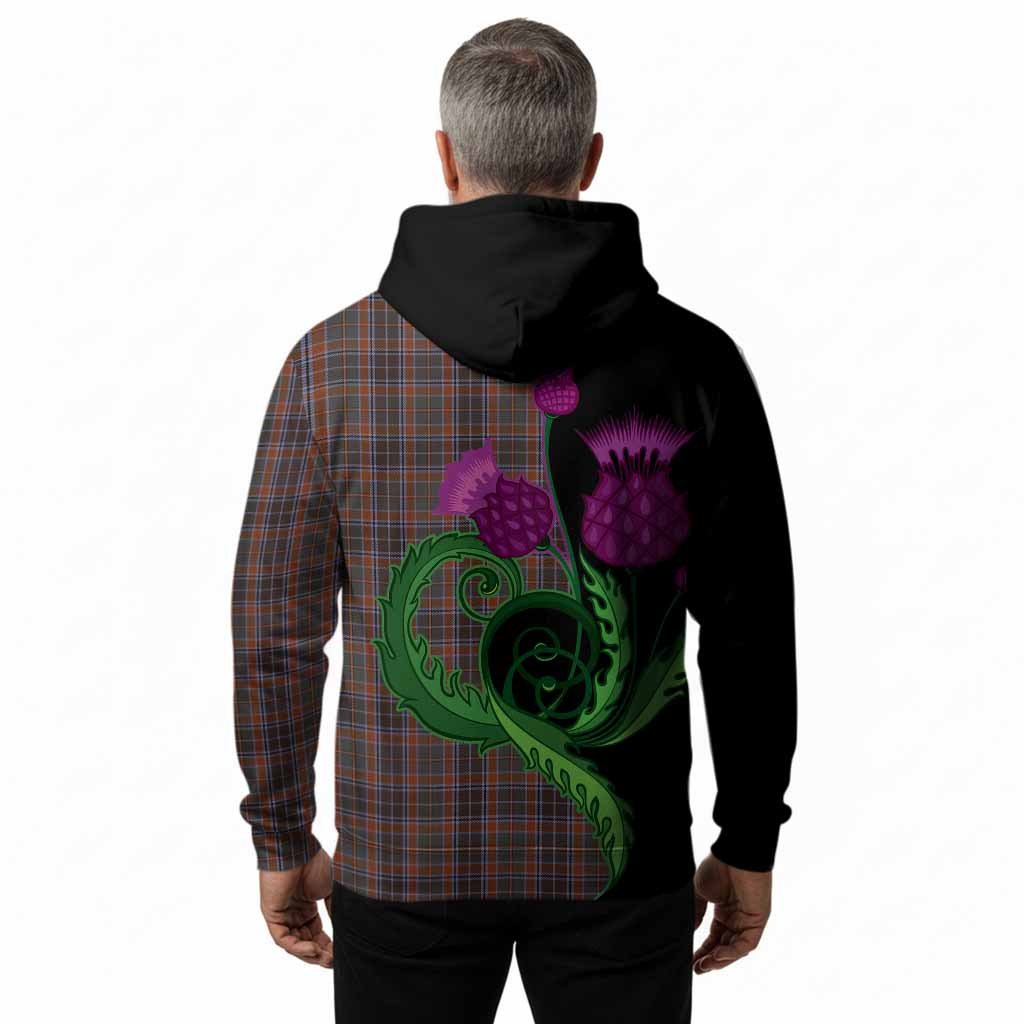 Leitrim County Ireland Tartan Hoodie Traditional Scottish Thistle
